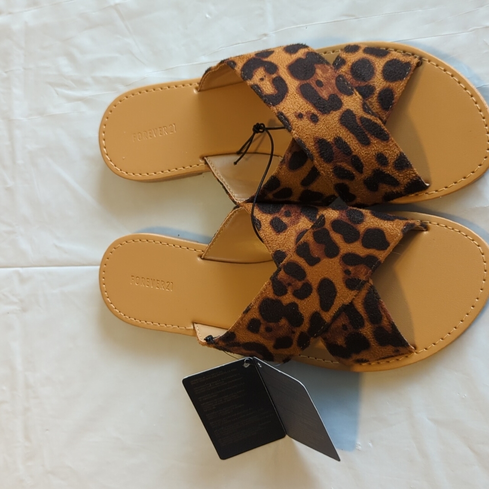 Forever 21 Leopard Print Sandals